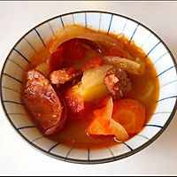 用电饭锅就能做出中餐厅同款酸甜开胃的罗宋汤啦！的做法图解9