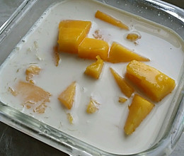 芒果牛奶炖燕窝的做法