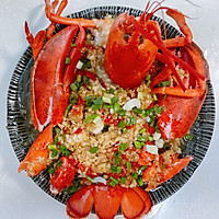 蒜蓉粉丝蒸波士顿龙虾#以美食的名义说爱她#的做法图解11