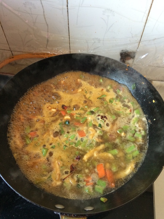 鸡丝豆角焖面的做法图解10