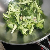 蒜炒花菜的做法图解3