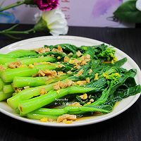 节后刮油，白灼菜心的做法图解5