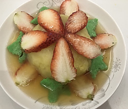 #春日尝鲜#草莓土豆泥的做法的做法