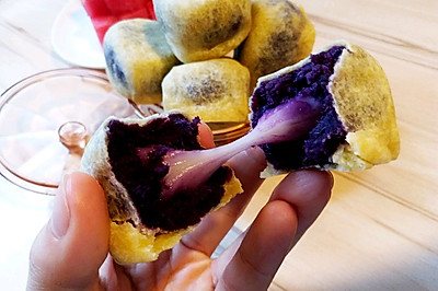 低糖拉丝紫薯仙豆糕