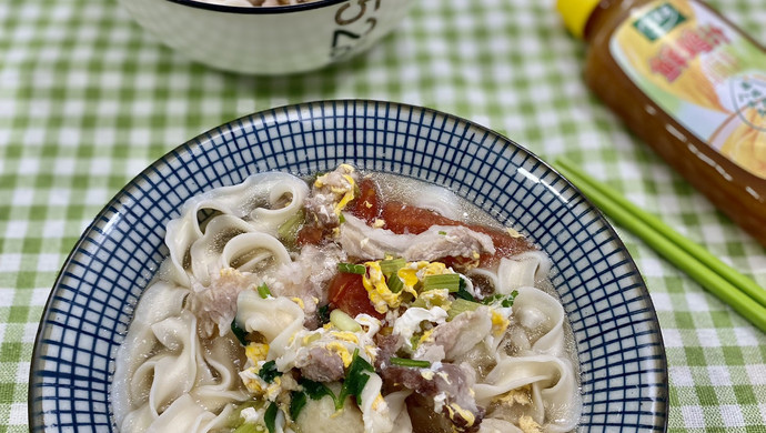 板筋肉煮宽面