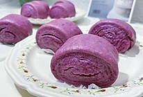 #健康甜蜜烘焙料理#紫薯牛奶馒头的做法