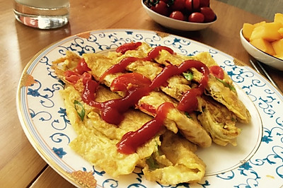 闪电早餐—小番茄煎蛋