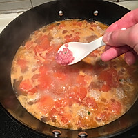 番茄丸子汤饭的做法图解5