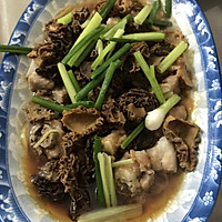 羊肚菌蒸排骨的做法图解4