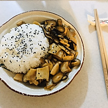 中餐 鲍汁双菇饭