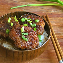 酱香煎猪排盖饭