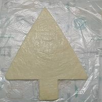 圣诞树手抓饼豆沙酥的做法图解1