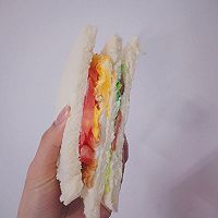 三明治的做法图解4