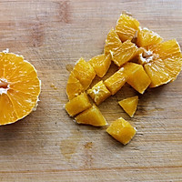 #以美食的名义说爱她#椰水橙子西米露的做法图解3