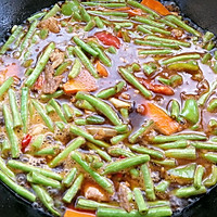 豆角焖面（番茄味）的做法图解8