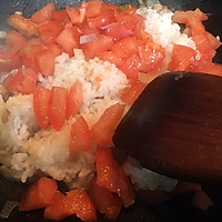【一人食】番茄培根焗饭的做法图解7