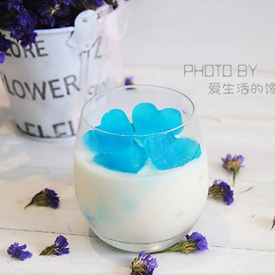 蓝莓榴莲炒冰