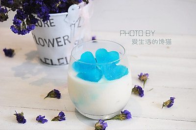 蓝莓榴莲炒冰