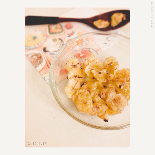 香蕉片的做法图解2