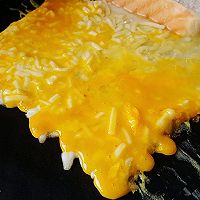 芝士蛋煎面包片的做法图解3