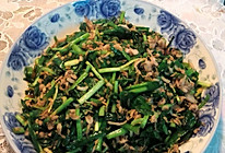 鲜虾皮炒韭菜（家常）的做法