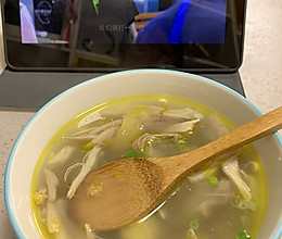 老土鸡  鸡丝粉皮汤的做法