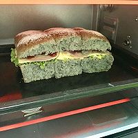 黑芝麻餐包三明治的做法图解10