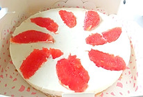 西柚酸奶芝士蛋糕（免烤）的做法