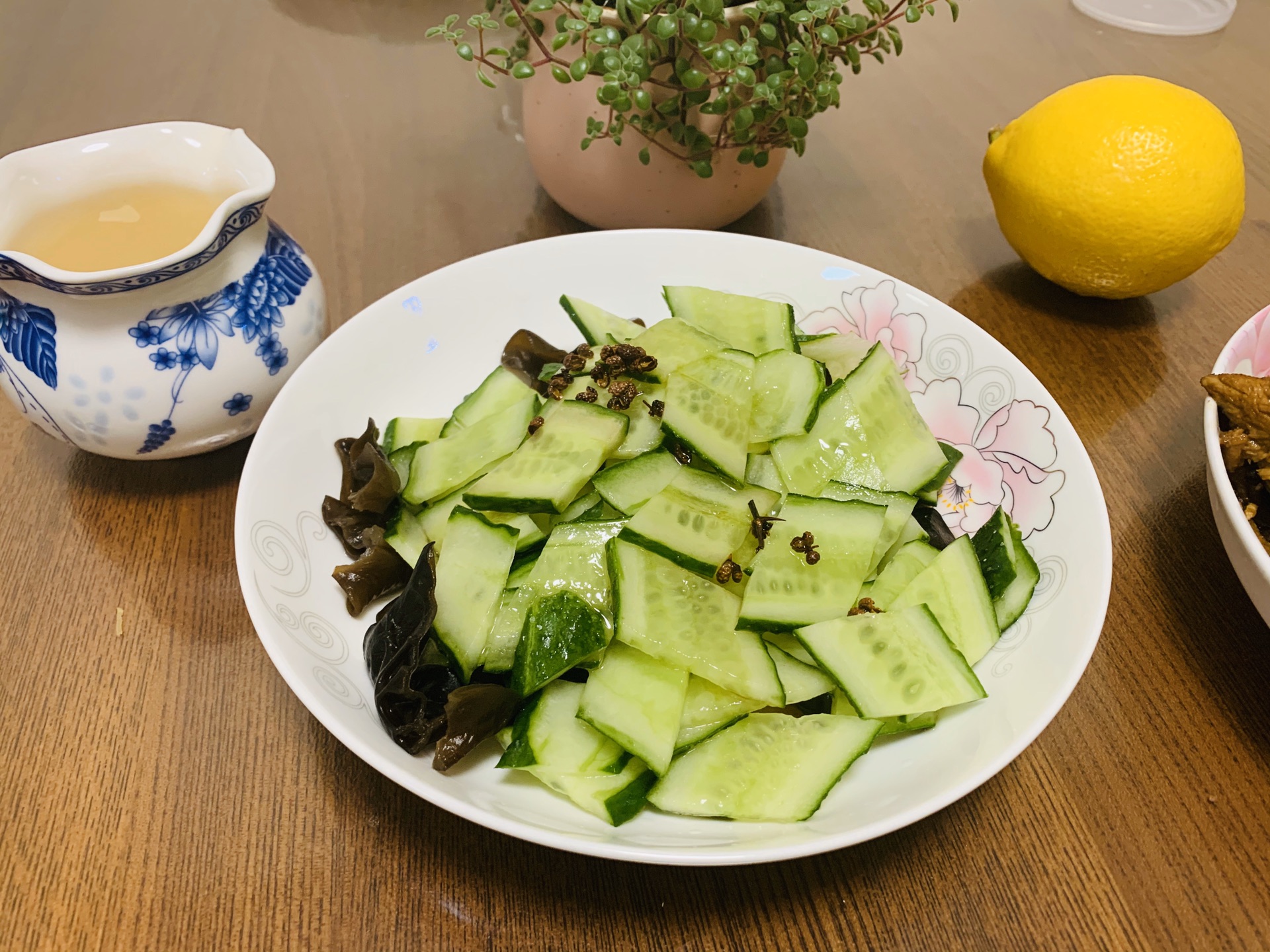 Stir fried cucumber