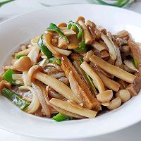 葱椒鲜菇熘豆腐的做法图解8