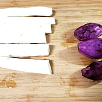 #下饭红烧菜#紫薯山药糊的做法图解1