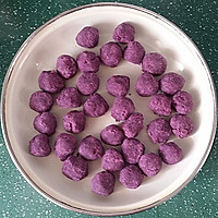 自制紫薯元宵的做法图解3