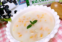白玉菇鸡肉米羹的做法