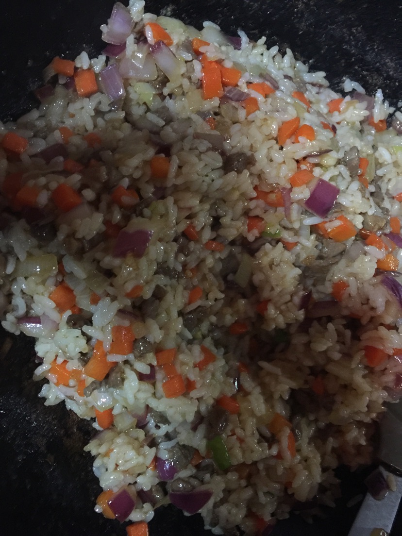 羊肉炒饭的做法图解7
