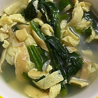 菠菜蛋皮汤的做法图解6