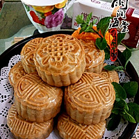 豆沙果仁馅月饼#自己做更健康#的做法图解19