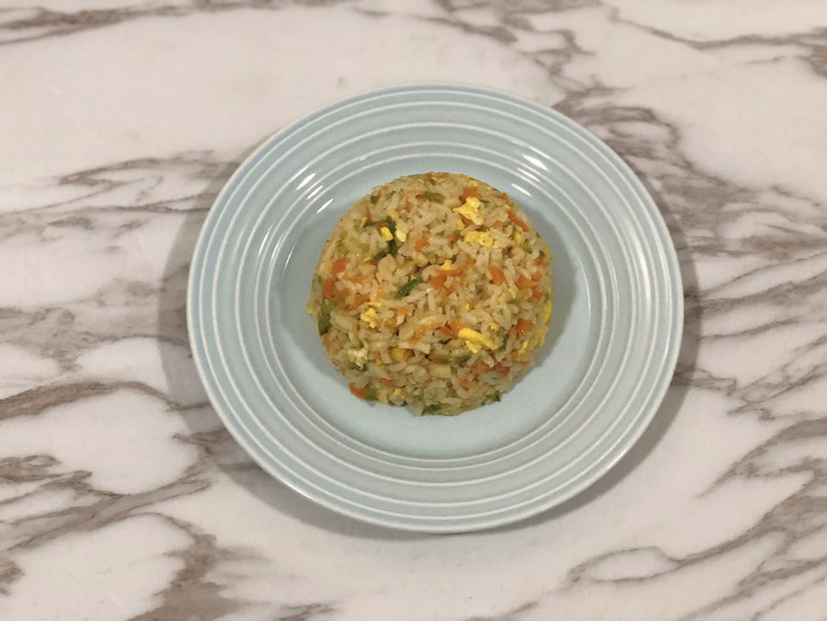 茭白炒饭的做法