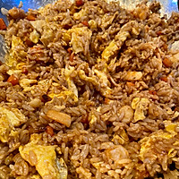 S炒饭(虾仁鸡蛋胡萝卜香葱炒饭)的做法图解10