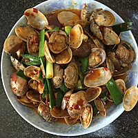 花蛤炒蒜苗的做法图解7
