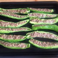 青椒酿肉的做法图解4