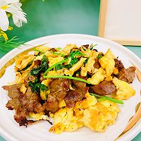 #未来航天员-健康吃蛋#牛肉炒蛋的做法图解13