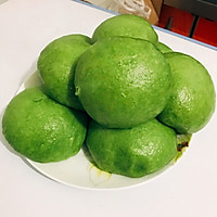 馒头（菠菜汁）的做法图解12