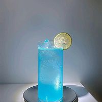 金酒特调｜蓝橙气泡鸡尾酒的做法图解2
