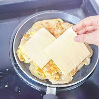 #安佳新年聚会食谱#芝士蛋香手抓饼的做法图解11