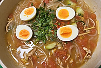 酸甜可口西红柿肉丝土豆粉的做法