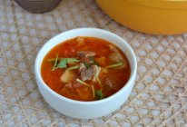 #少盐饮食 轻松生活#巨开胃的番茄牛腩汤的做法