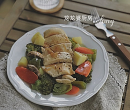 #豆果10周年生日快乐#【黑椒杂蔬鸡胸肉】的做法