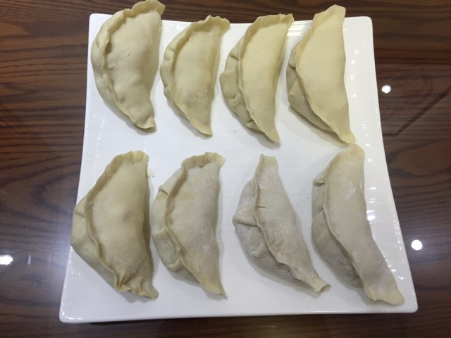 刀切肉白菜包的做法图解3