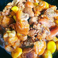 #味达美星厨X小厨中秋团圆宴#板栗焖猪手的做法图解7