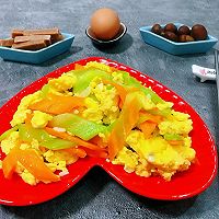 #刘畊宏女孩减脂饮食#莴笋胡萝卜炒鸡蛋的做法图解13